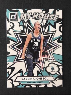 2025 Panini WNBA Donruss My House Sabrina Ionescu Card